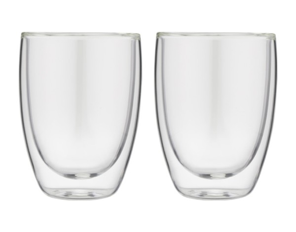 Kaffeetasse Glas doppelw.2St