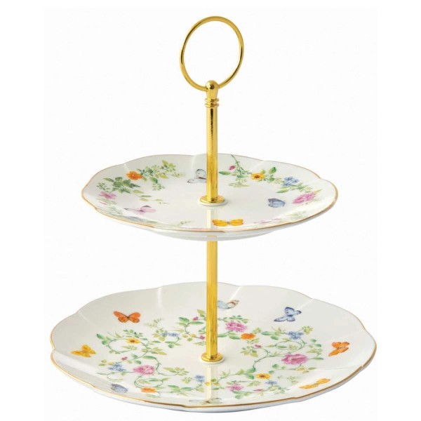 Dancing Butterflies 2er Etagere D16 / 21cm