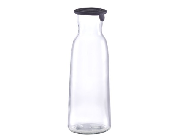Glaskaraffe mit Deckel 1 l