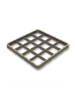 Aufsatz geschlossen 16 Fächer Glas max D11.3cm