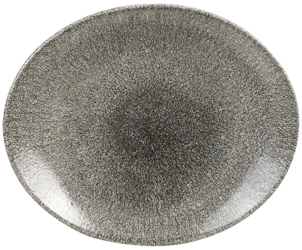 S.P. Raku Quartz Black Teller oval 27x22.9cm
