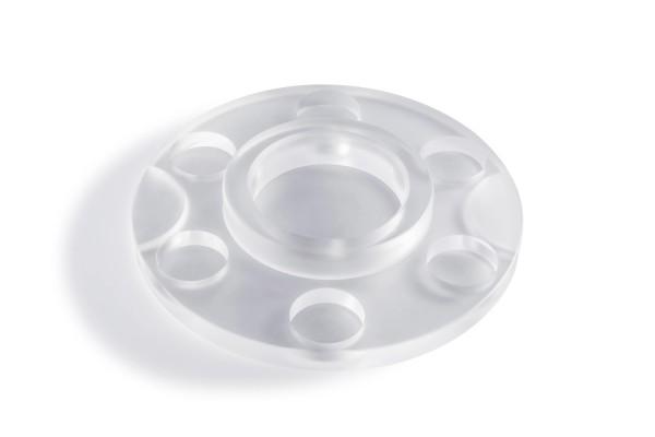 Ice Kaviarplatte rund D28cm H4cm transparent Nacyrl