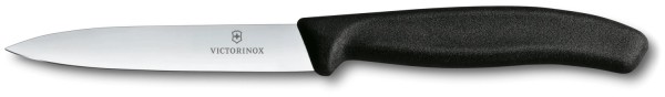 Swiss Classic Gemüsemesser 10cm gerade schwarz