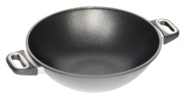 Induktions-Wok D32cm, H11cm m. Griffen