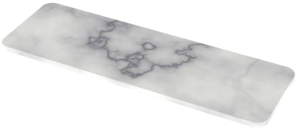 Decò Platte quadratisch, 15x50cm, marmorweiss
