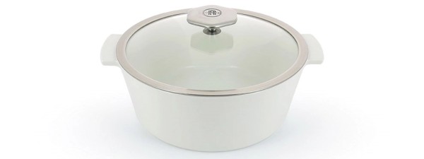 RVL 2 Kasserolle rund m. Glasdeckel, Ø26cm, 3.4l, Induk.