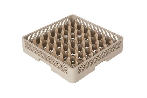 Gläserkorb 49 Fä Glas D7.5 bis 8.1cm H max 8.5cm beige