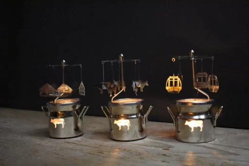 Teelicht-Karussell Chalet