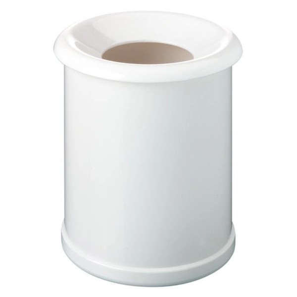 Tischabfallbehälter weiss, 12.4x12.4x14.2cm, 1 l