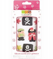 Zuckerfiguren Pirat 9 Stk.