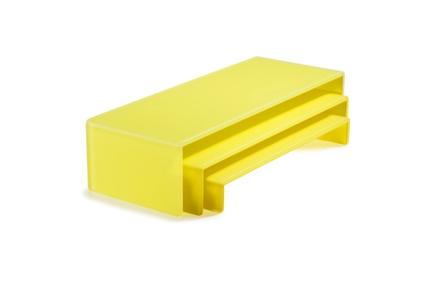 3er Set Sweety Tablar für Buffet gelb Nacryl