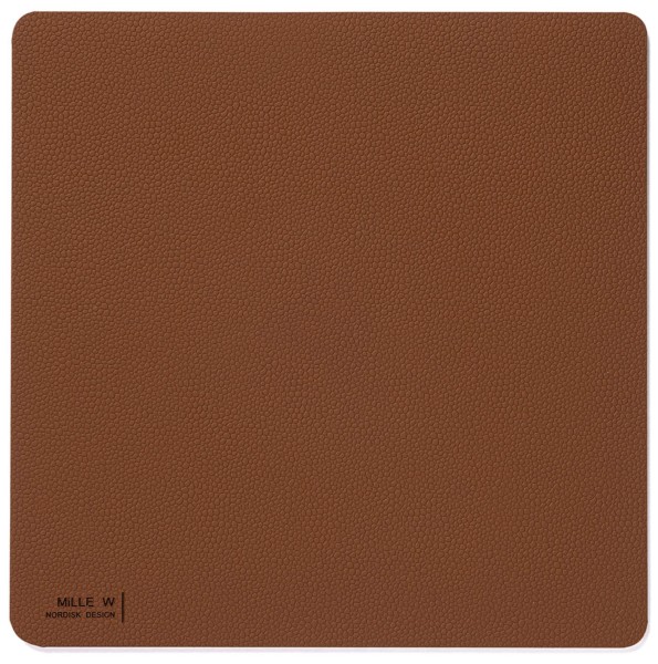 Mousepad 30x30cm cognac