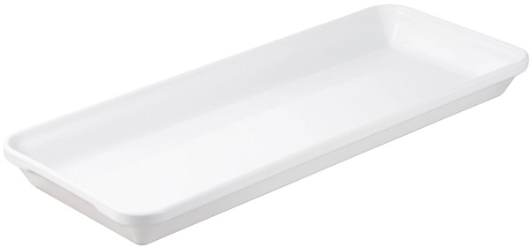 Auflaufform rechteckig, 49.5cm, weiss