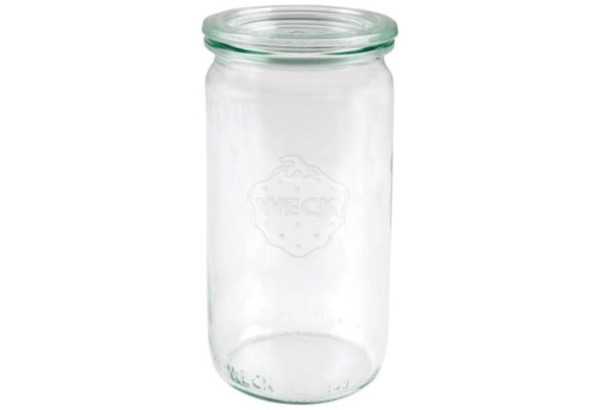 WECK Zylinderglas 1040ml RR80 mit Deckel