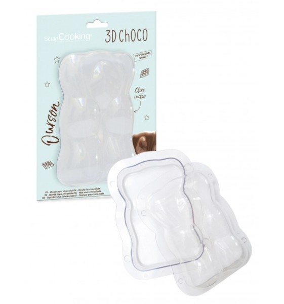3D Schokoladenform, Bärchen