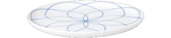 Seven Teller klein ø16.5cm Dekor Floral Blue