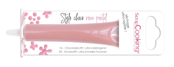 Stift mit Schokoladengeschmack pastelrosa 25g