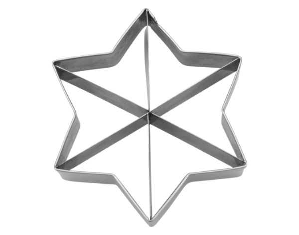 Ausstecher Stern 7 cm 6-zackig