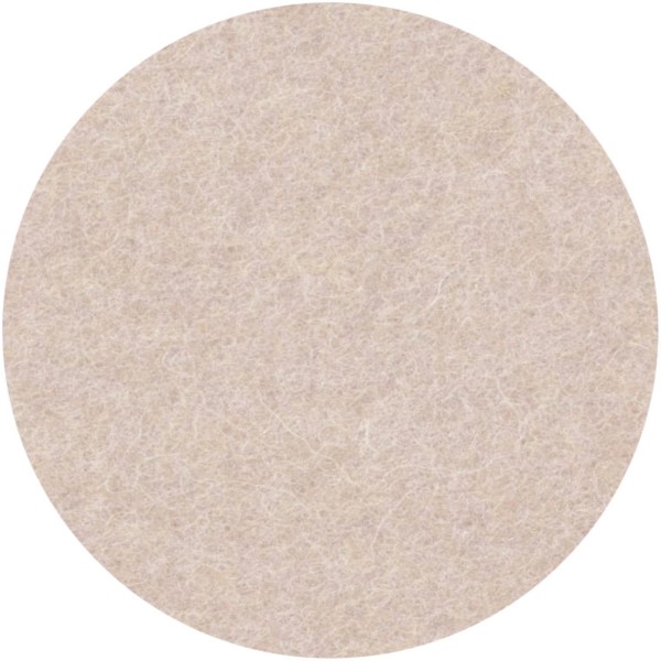 Wollfilz Untersetzer Sand Melange rund D20cm