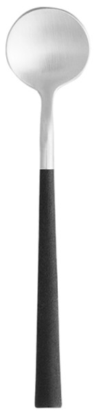 Mito Dessertlöffel L16.6cm brushed Griff schwarz