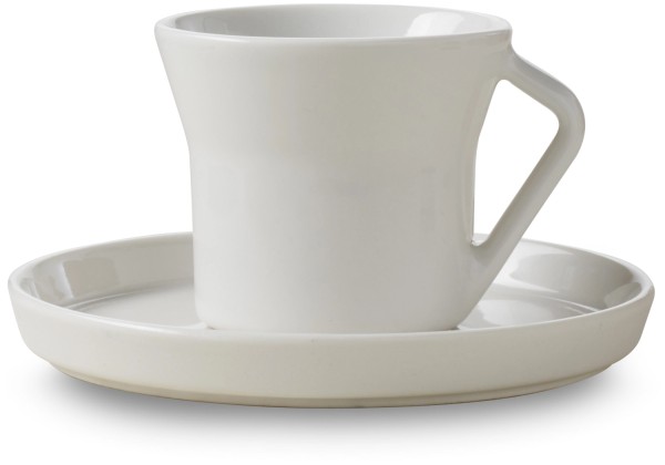 Contre-Jour Espressotasse mit Untertasse 80ml weiss
