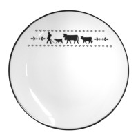 Teller flach Alpaufzug ws ø 26