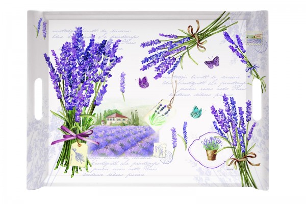 Bouquet de Lavande Tablett 45x31cm
