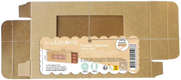 Geschenkbox für Tafelschokolade