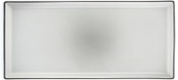 Equinoxe Speiseteller rechteckig, 35x15x1.8cm, pfeffer
