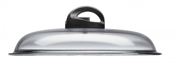 Glasdeckel mit Dampfventil hoch D16cm
