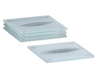 Untersatz Glas 4St. 10x10cm