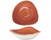 Stonecast Spiced Orange Triangel Schale 15.3cm