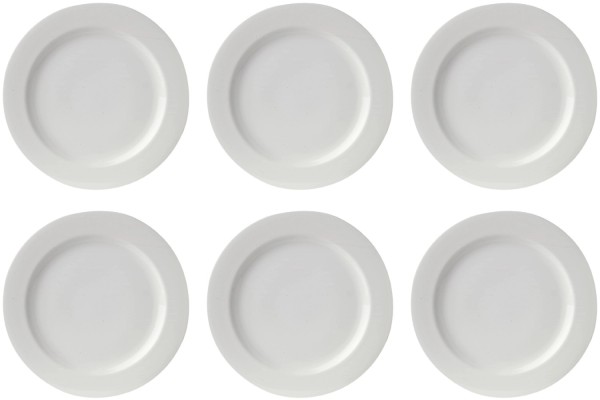 6er Set Uni 09 Teller flach 21cm Top CC