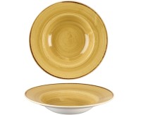 Stonecast Mustard Teller tief Fahne 24cm