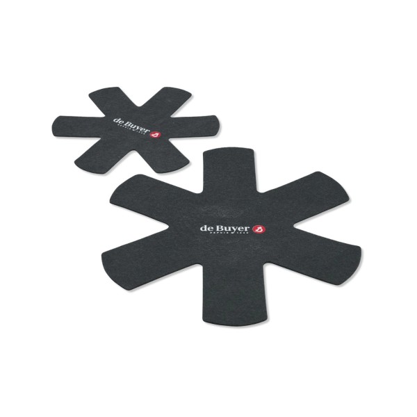 2er Set Pfannenschoner D27cm und D34cm Polyester