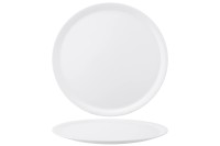 Pizzateller matt, weiss Melamin, D 33cm