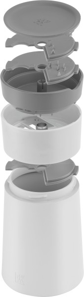 Z-Cut Spiralschneider 4-in-1, grau, 8.2x15.4cm