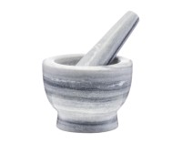 Mörser m. Stössel Marmor ø12cm