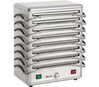 Elektro-Rechaud mit 8 Alu-Warmhalteplatten à 28x16.5cm