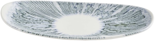 Lyra Blue Opal Organic Oblong Platte 26x15cm