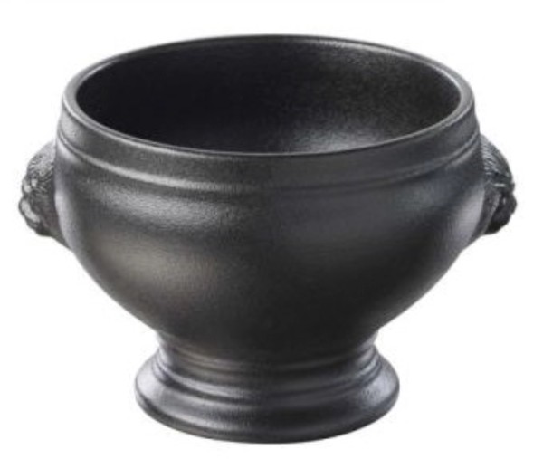 Löwenkopf Suppenschüssel, Ø11cm, 35cl, gusseisen-optik