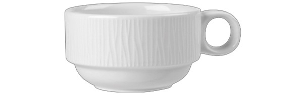 Bamboo White Tasse 16cl, stapelbar