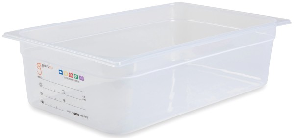 GN1/1 Schale PP 150mm 21lt graduiert kann beschriftet werd