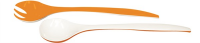 Duo Salatbesteck orange/weiss 29 cm