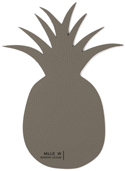 Untersetzer ananas grau
