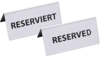 Tischschild RESERVED, 12x5.5xm