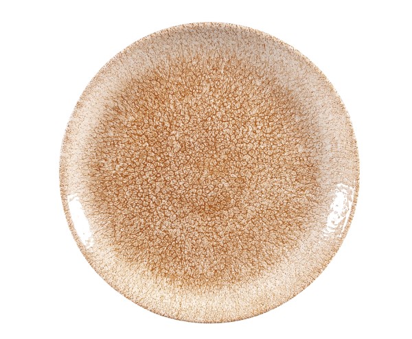 S.P. Raku Garnet Orange Coupe Teller flach 21.7cm