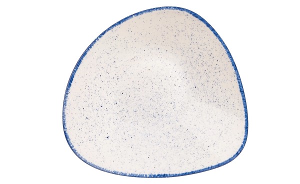 Stonecast Hints Indigo Blue Triangel Schüssel 23.5cm