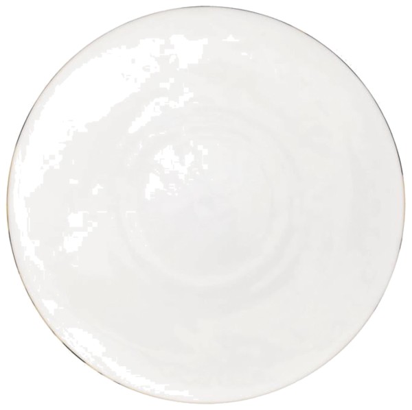Silk Servierplatte rund D31cm Goldrand