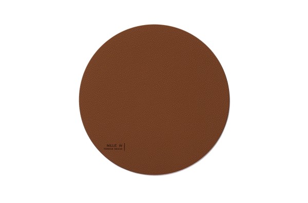 Topfuntersetzer hot mat 22cm rund cognac